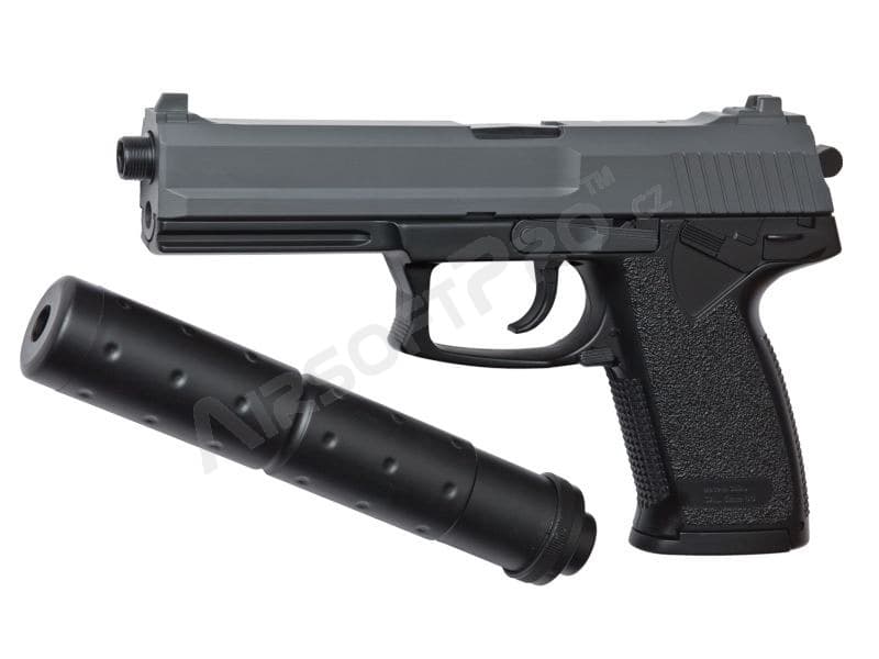 Airsoft pisztoly DL60 SOCOM hangtompítóval - rugós pisztoly - Image 1