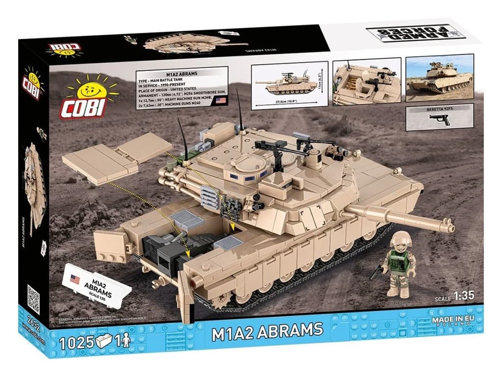 Fegyveres erők M1A2 Abrams (1:35) - Thumbnail 3