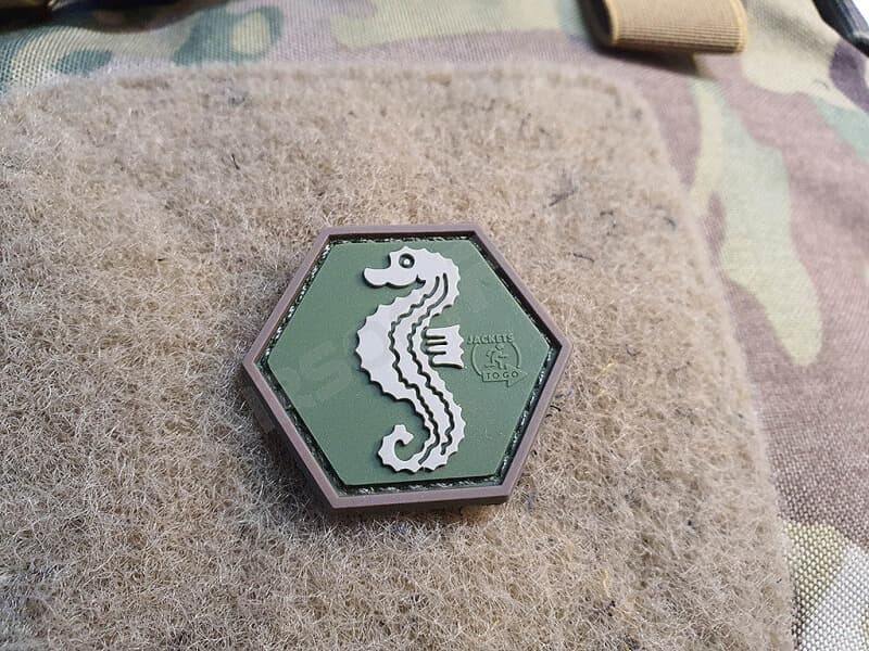 PVC 3D patch "SEAHORSE" - Multicam - Thumbnail 3