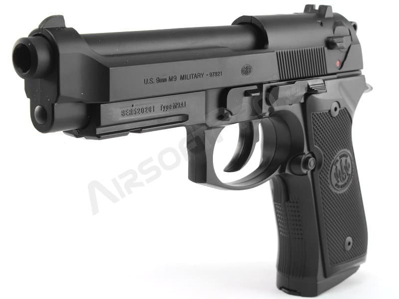 Airsoft pisztoly FULL AUTO M9A1, elektromos visszacsapó pisztoly (EBB) - Thumbnail 3