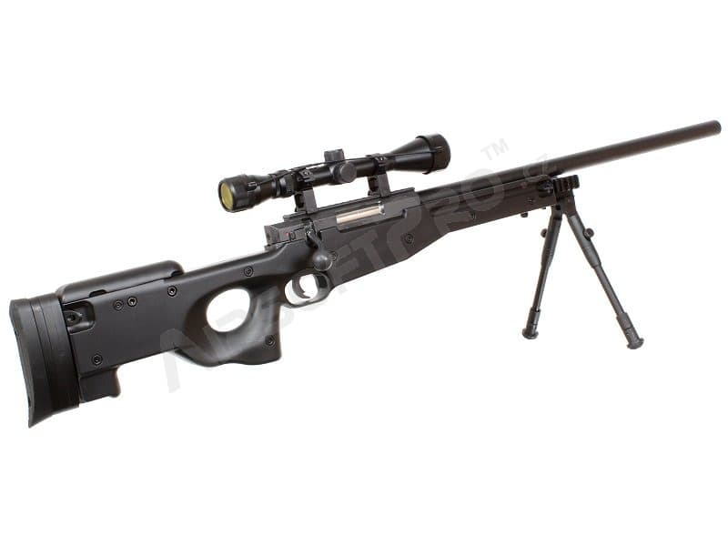 Airsoft mesterlövész L96 (MB01C UPGRADE) távcső bipod - fekete - Thumbnail 4