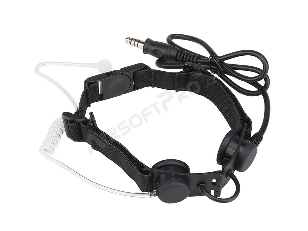 HD-07 Tactical Throat Mic with Acoustic Tube - Image 1